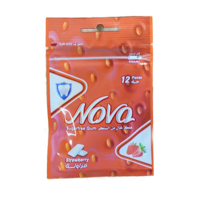 علكة خالية من السكر 12 حبة نوفا نكهات مختلفة كيس