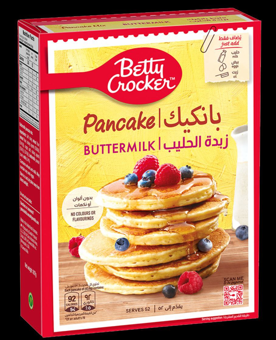 خلطة بانكيك زبدة الحليب بيتي كروكر 900 غ