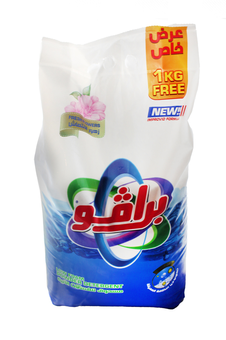مسحوق غسيل برافو الي 6 كغ + 1 كغ مجانا