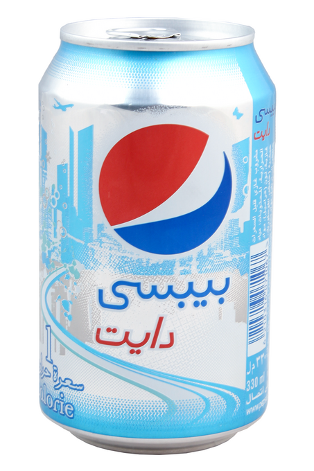 مشروب غازي بيبسي دايت 330 مل