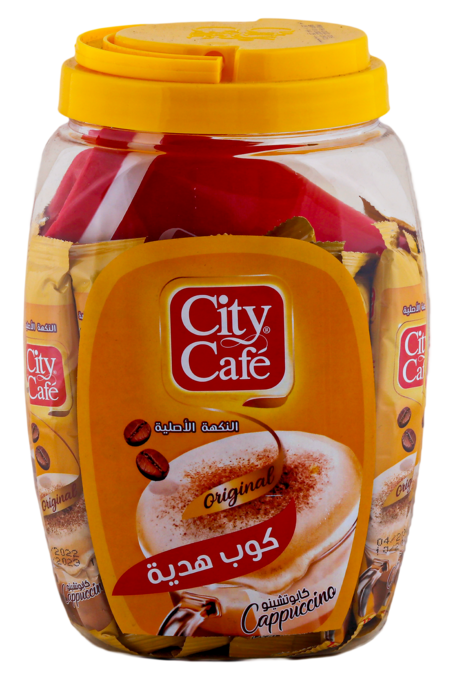 سيتي كافيه كابتشينو اورجينال 15 غ * 35 ظرف