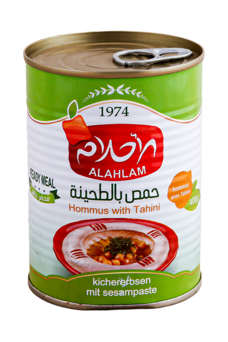 حمص بالطحينة الاحلام معدن 400 غ