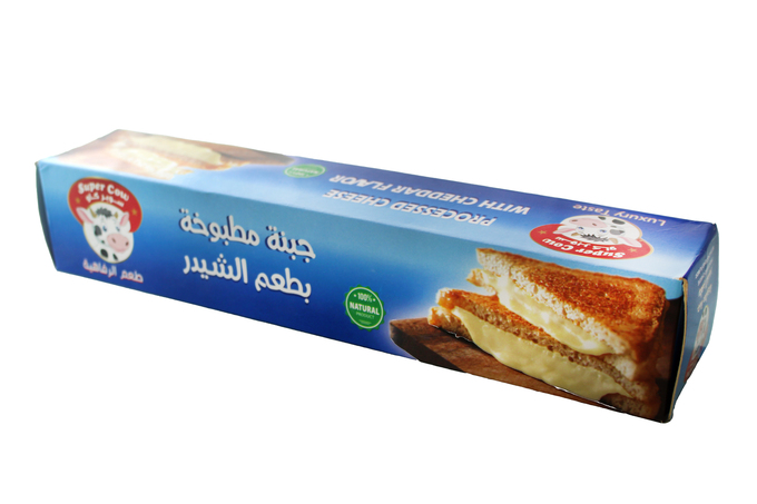 جبنة مطبوخة بطعم الشيدر سوبر كاو 150 غ