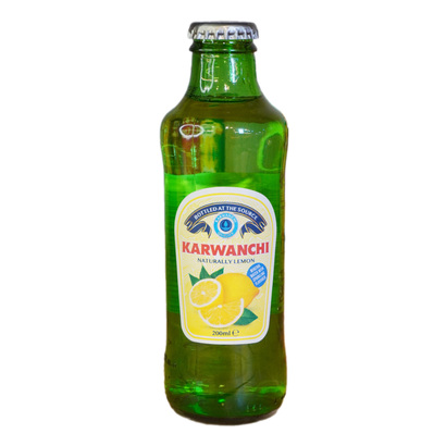 مياه معدنية فوارة كرونجي 200 مل زجاج عراقي