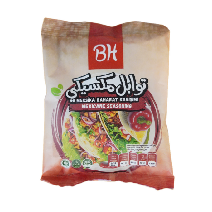 توابل مكسيكي بي اتش 60 غ كيس