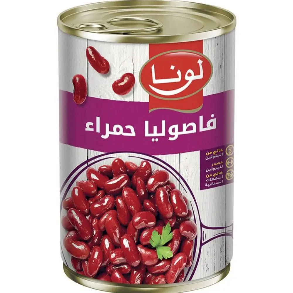 فاصولياء حمراء لونا 380 غ