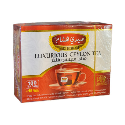شاي سيدي هشام 100 ظرف + 15 ظرف مجانا