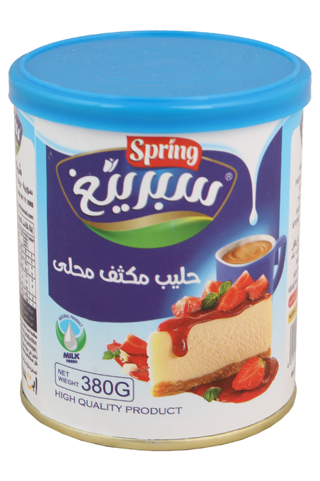 حليب مكثف سبرينغ 380 غ