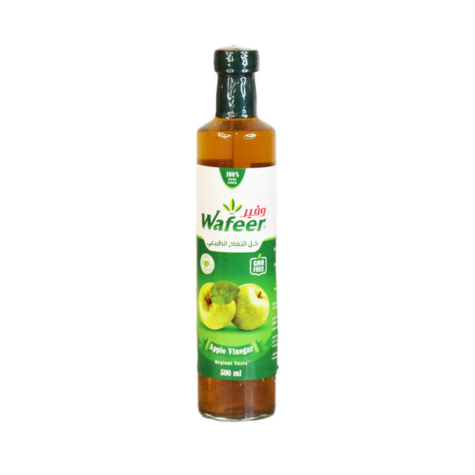 خل تفاح وفير 500 مل زجاج