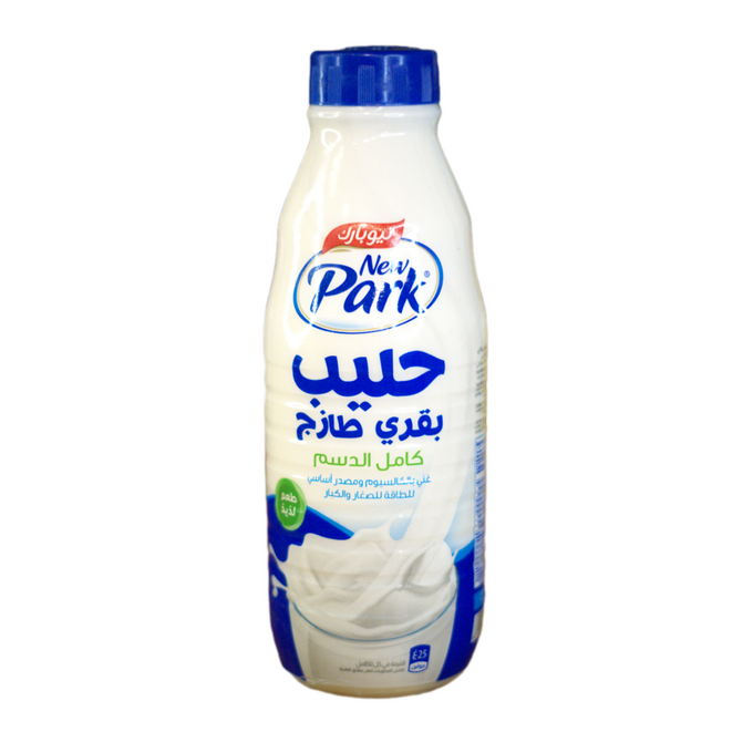 حليب نيو بارك كامل الدسم 850 مل