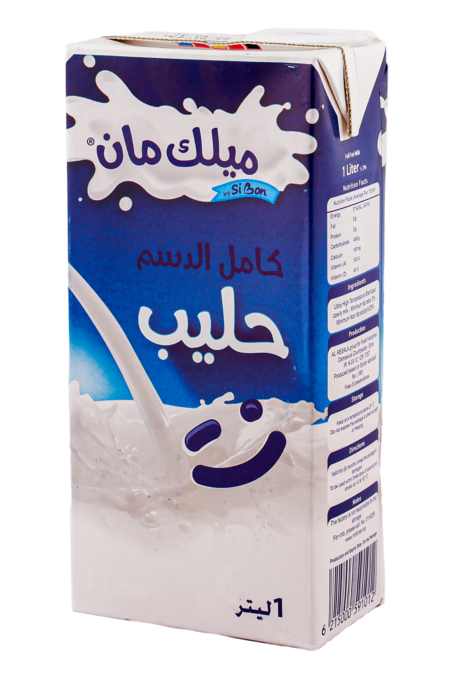 حليب ميلك مان كامل الدسم 